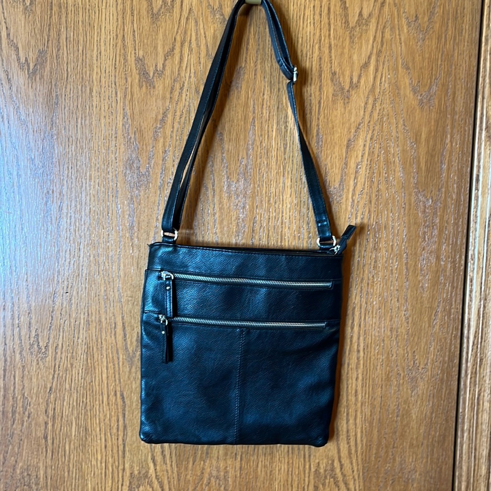 Merona Brand Black Crossbody Purse
